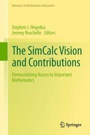 Tapa de The Simcalc Vision And Contributions Democratizing Access To Important Mathematics