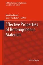 Tapa de Effective Properties Of Heterogeneous Materials