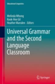 Tapa de Universal Grammar And The Second Language Classroom