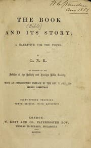 Tapa de The book and its story