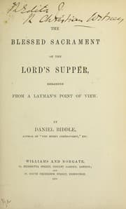 Tapa de The Blessed Sacrament of the Lord's Supper