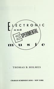 Tapa de Electronic and experimental music