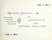 Tapa de Centennial souvenir of Steubenville and Jefferson County, O.