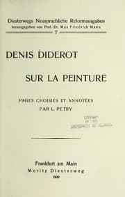 Tapa de Sur la peinture