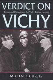Tapa de Verdict on Vichy