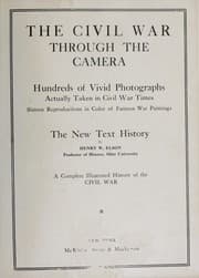 Tapa de The Civil War through the camera