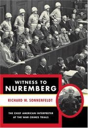 Tapa de Witness to Nuremberg