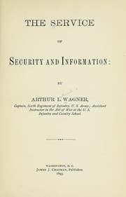 Tapa de The service of security and information