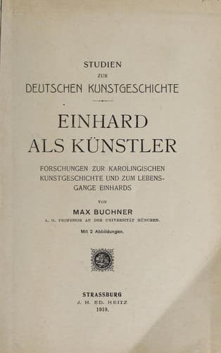 Tapa de Einhard als künstler