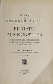 Tapa de Einhard als künstler