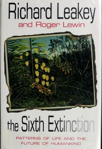 Tapa de The sixth extinction