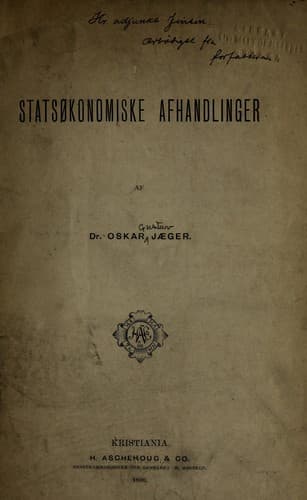 Tapa de Stats©ıkonomiski afhandlinger