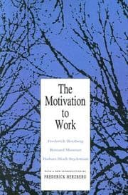 Tapa de The motivation to work