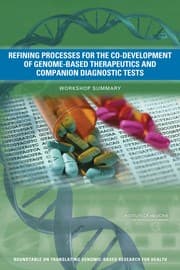 Tapa de Refining processes for the co-development of genome-based therapeutics and companion diagnostic tests