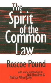 Tapa de The spirit of the common law