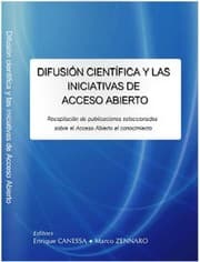 Tapa de Difusión científica y las iniciativas de Acceso Abierto