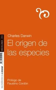 Tapa de El orígen de las especies