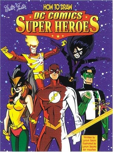 Tapa de How to draw DC comics super heroes