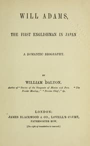Tapa de Will Adams, the first Englishman in Japan