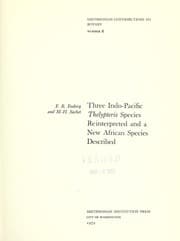 Tapa de Three Indo-Pacific Thelypteris species reinterpreted and a new African species described
