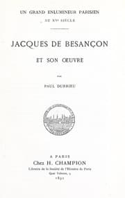 Tapa de Un grand enlumineur parisien au XVe siècle