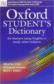 Tapa de Oxford student's dictionary : for learners using english to study other subjects