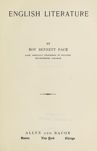 Tapa de English literature