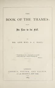 Tapa de The book of the Thames