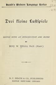 Tapa de Drei kleine Lustspiele