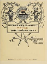 Tapa de The biography of a grizzly