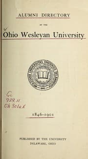 Tapa de Alumni directory of the Ohio Wesleyan University