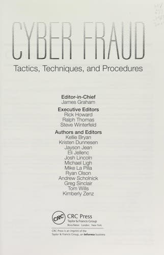 Tapa de Cyber fraud tactics, techniques and procedures