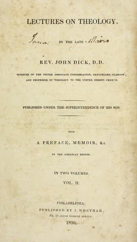 Tapa de Lectures on theology