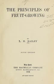 Tapa de The principles of fruit-growing