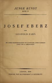 Tapa de Josef Eberz