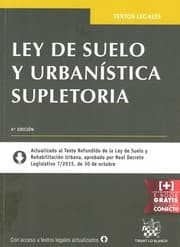 Tapa de Ley de suelo y urbanística supletoria 6ª ed.