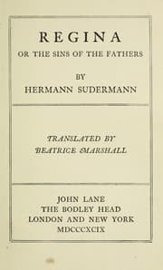 Tapa de Regina, or, The sins of the fathers