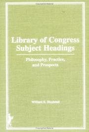 Tapa de Library of Congress subject headings