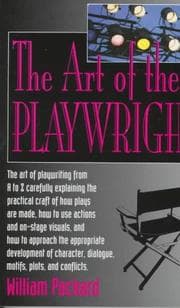 Tapa de The art of the playwright