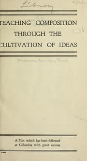 Tapa de Teaching composition through the cultivation of ideas