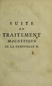 Tapa de Suite du traitement magn©♭tique de la demoiselle N.