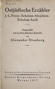 Tapa de OstjÃ¼dische ErzÃ¤hler