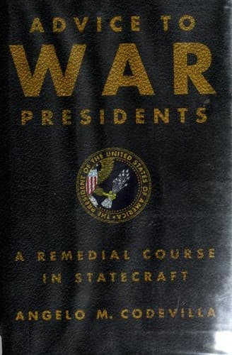 Tapa de Advice to war presidents