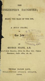 Tapa de The innkeeper's daughter, or, Mary, the maid of the inn!