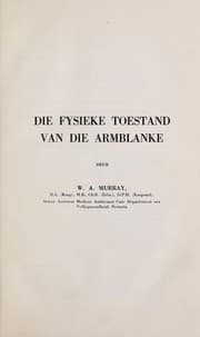 Tapa de Die Armblanke-vraagstuk in Suid-Afrika