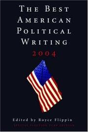 Tapa de Best American Political Writing 2004