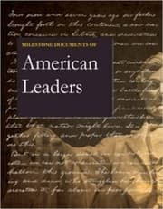 Tapa de Milestone Documents of American Leaders, Revised Edition