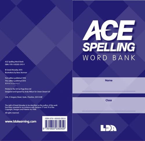 Tapa de Ace Spelling Bank