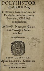 Tapa de Polyhistor symbolicus, electorum symbolorum, & parabolarum historicarum stromata