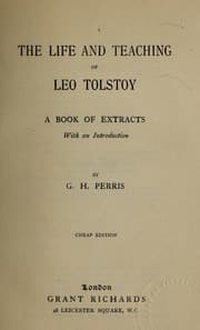 Tapa de The life and teaching of Leo Tolstoy